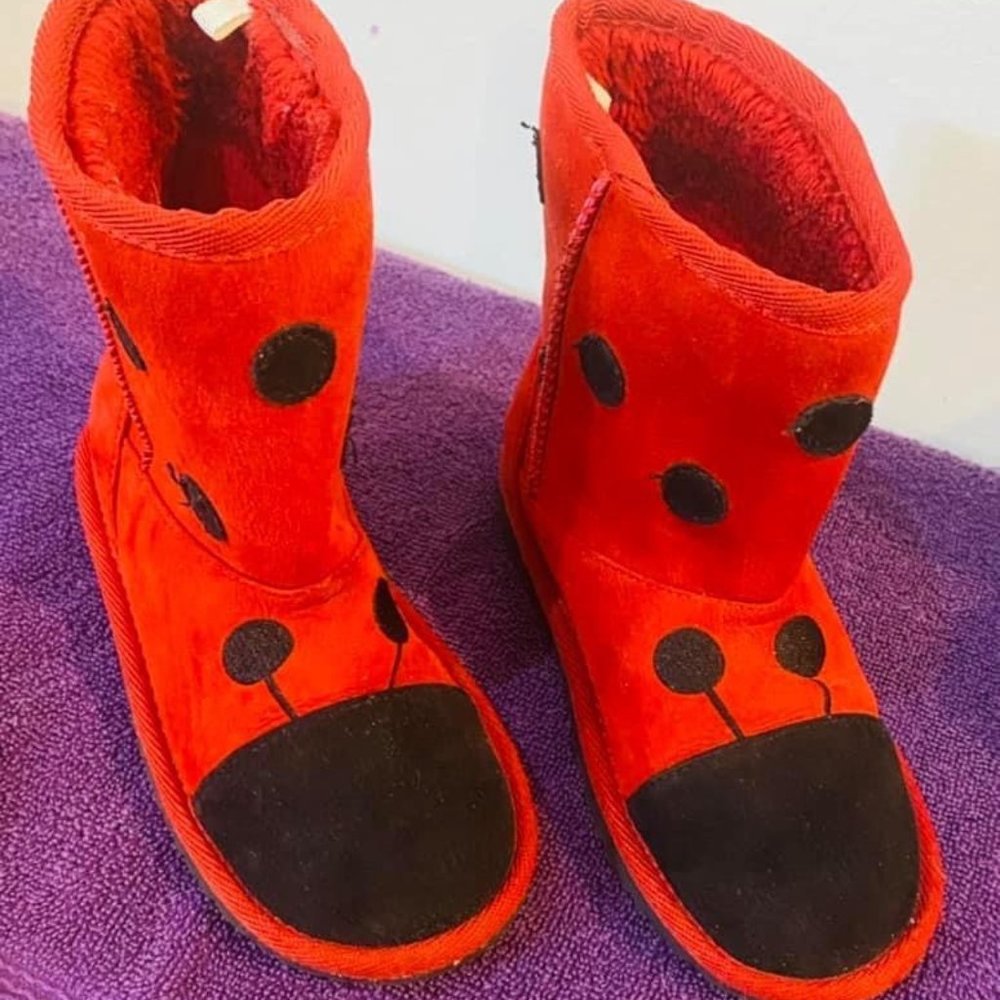 Lady Bug Winter Boots